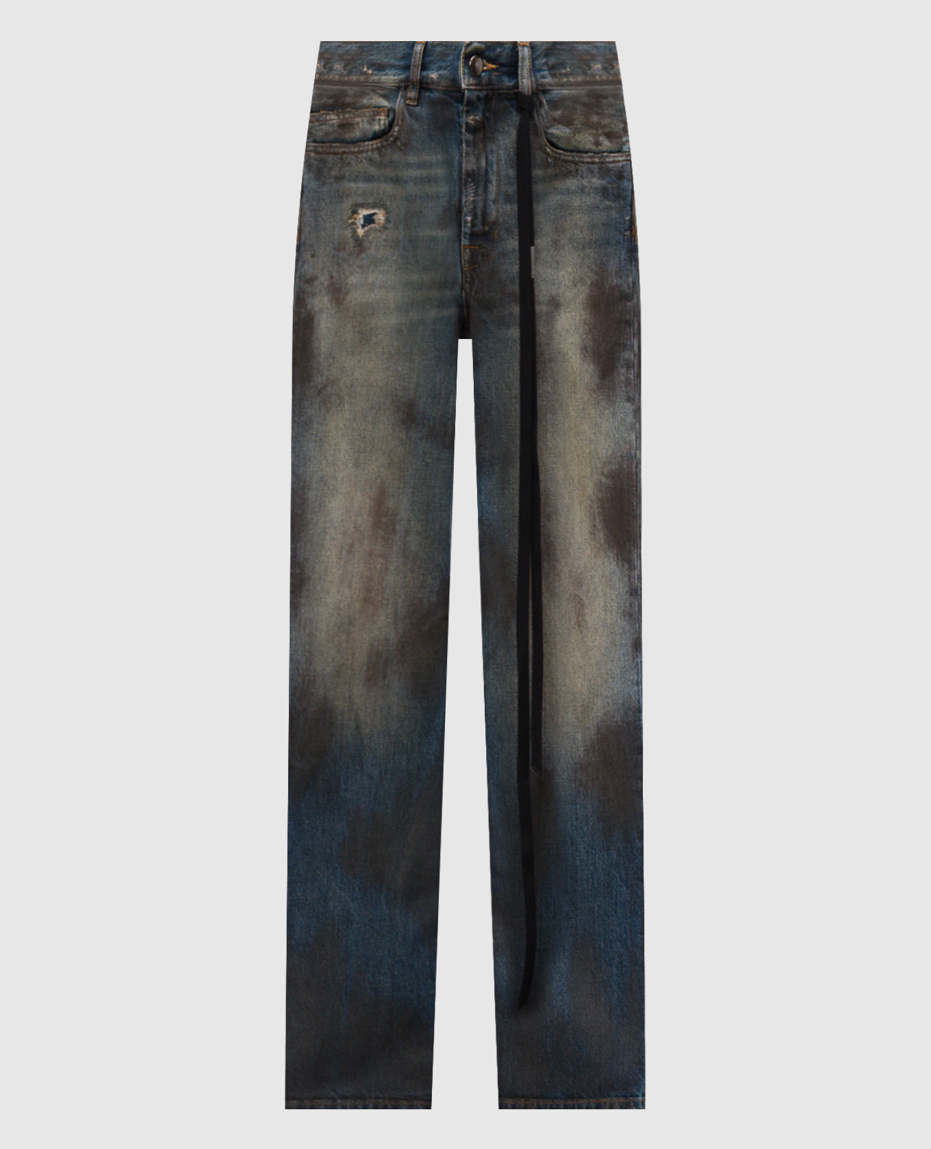 

Genoveva blue flared jeans with vintage effect Ann Demeulemeester