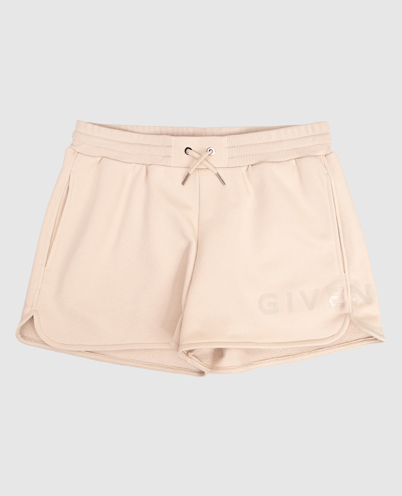 Children&#39;s beige shorts with logo Givenchy