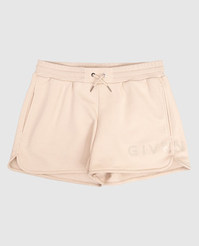Givenchy Children's beige shorts with logo H3079512+