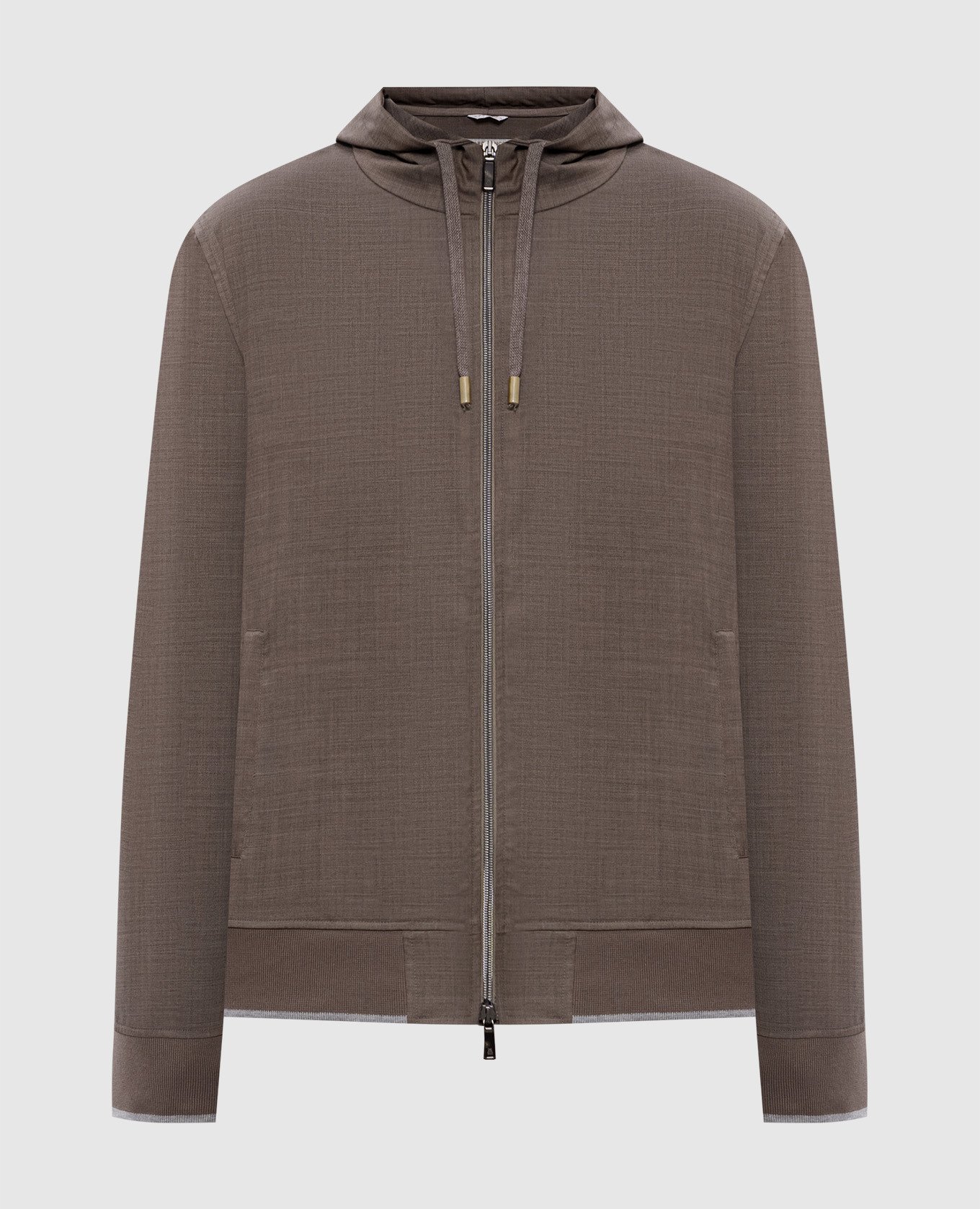 

Brown wool sports jacket CAPOBIANCO