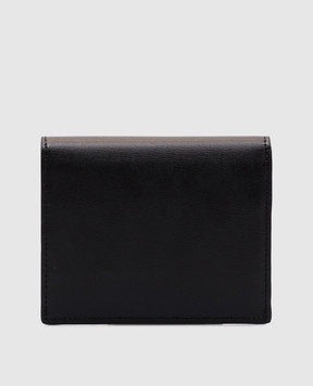 Toteme Black leather T-Lock cardholder 251WAM0042LE0025