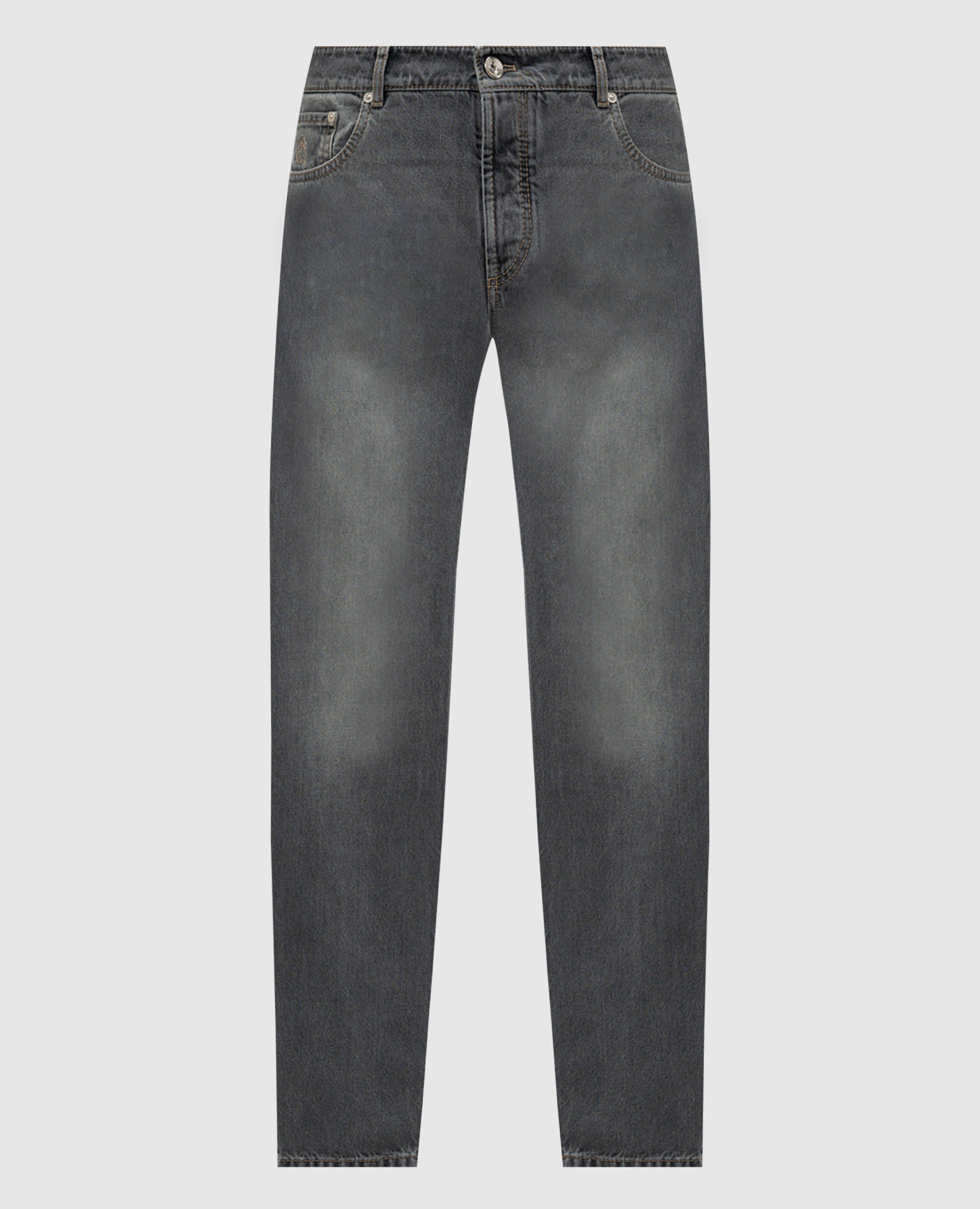 

Gray jeans with a worn effect Brunello Cucinelli, Grey