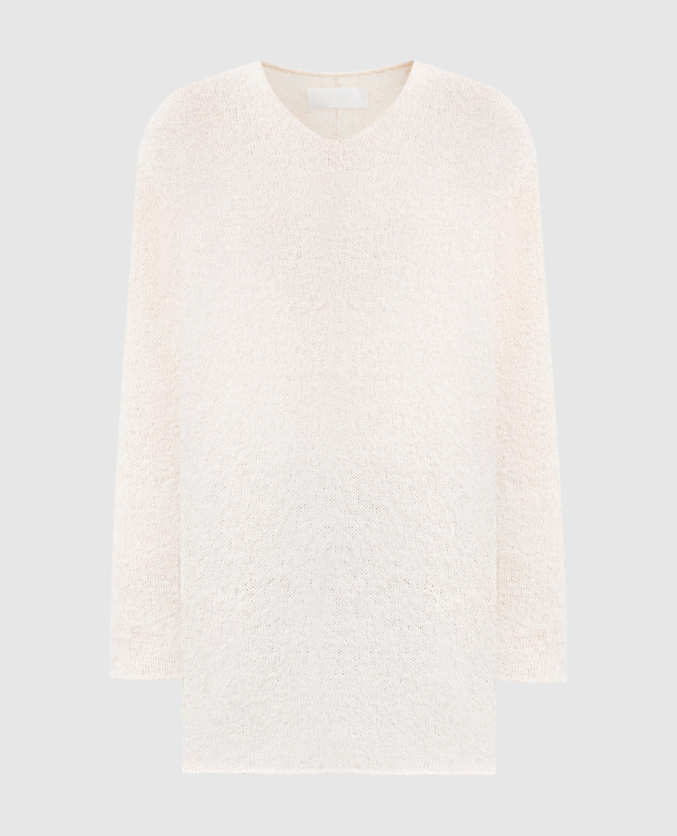 White mohair and silk sweater Intoca