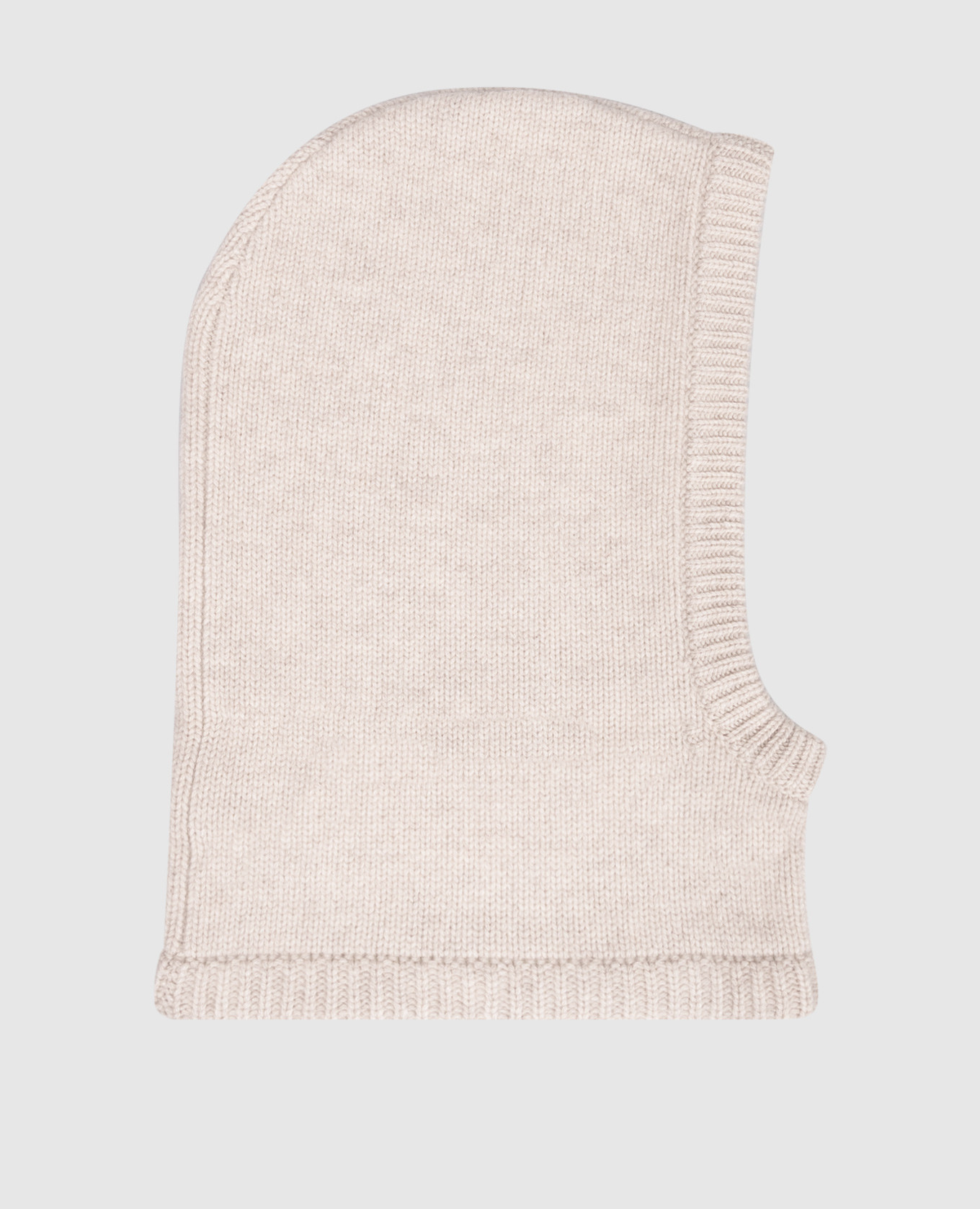 Beige cashmere hood Astri LISA YANG