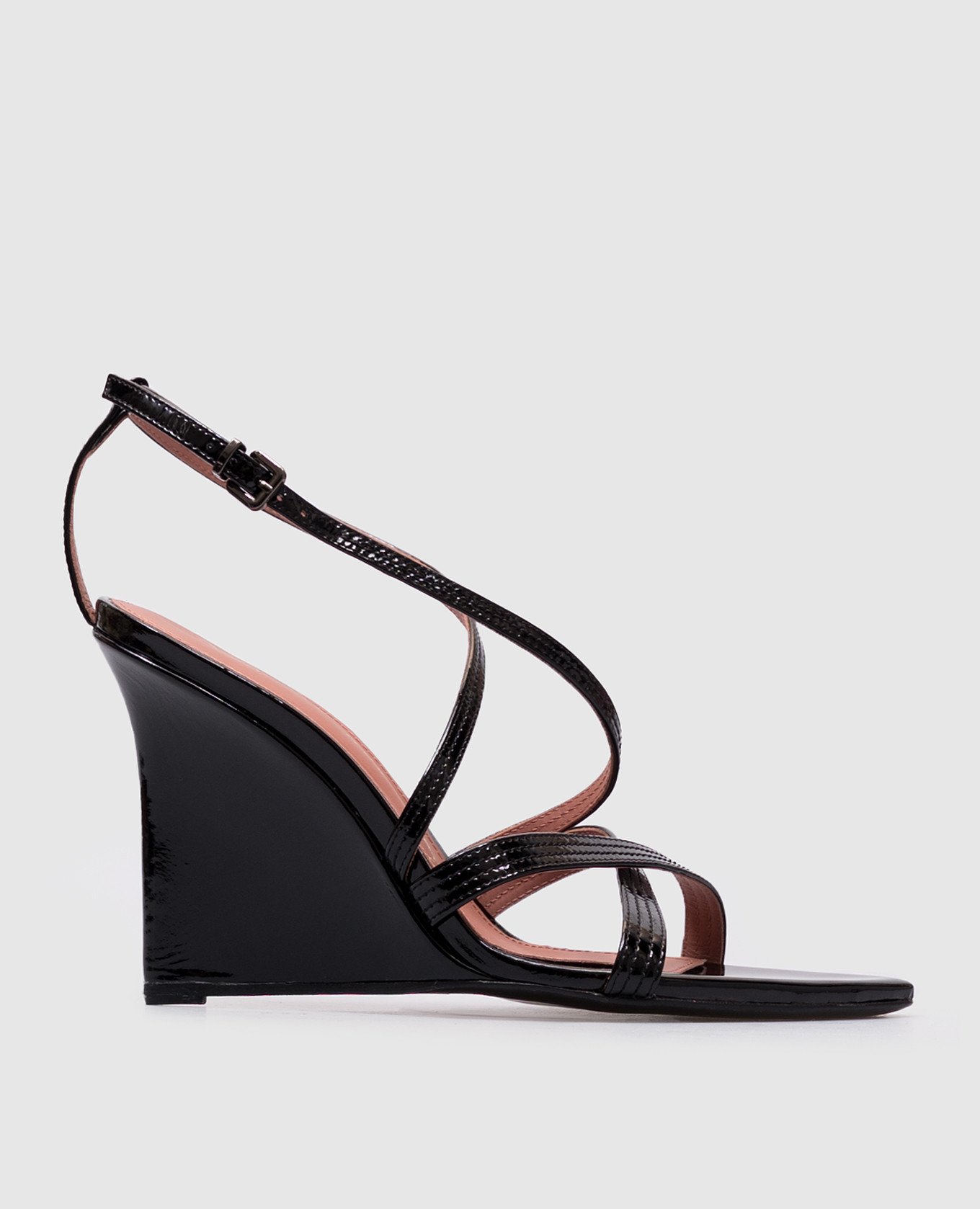 

Black patent leather sandals Babe Pay Pls