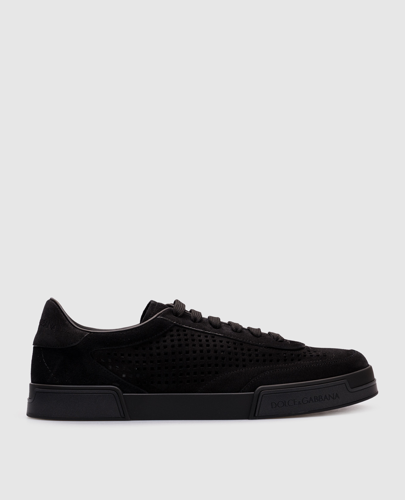 Black suede Portofino Yacht sneakers Dolce&Gabbana