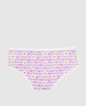 RiminiVeste Jadea children's purple panties in a floral print 120