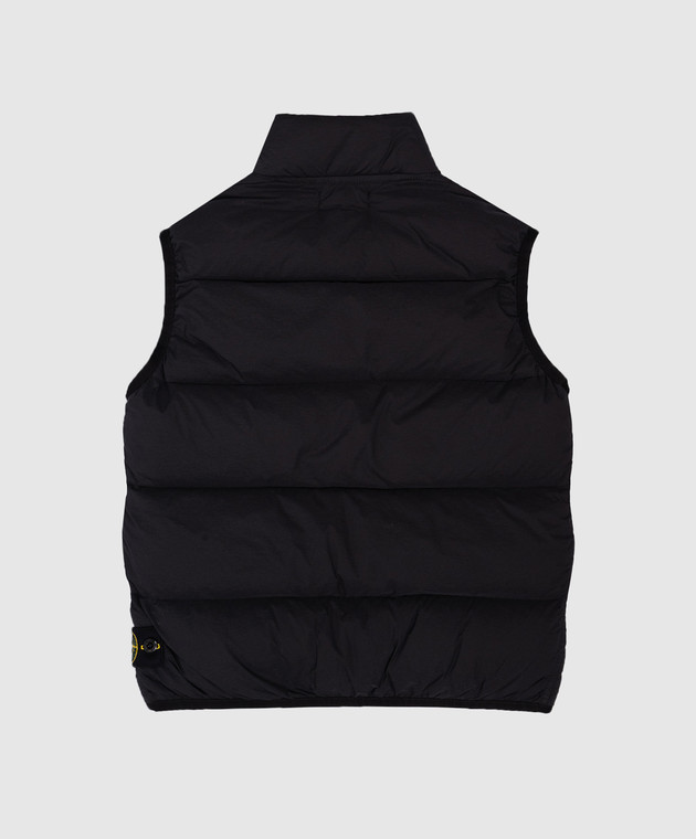 Stone Island Children s black down vest with logo 8116G03281012 buy with Croatia delivery at Symbol