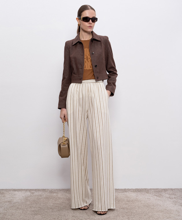 Max Mara - CARPA brown denim jacket CARPA - shop with Latvia