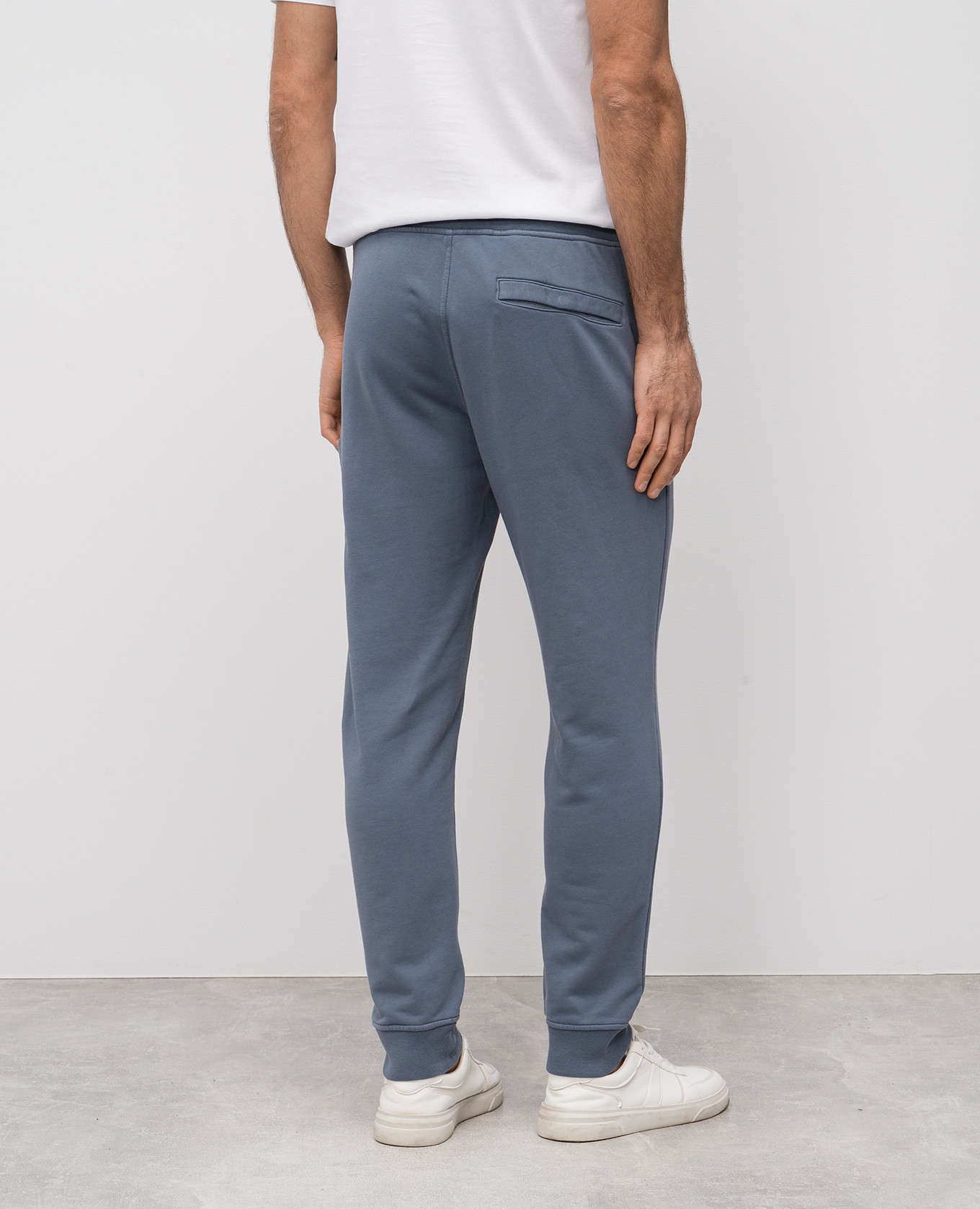 

Blue joggers with logo patch Stone Island, Light blue