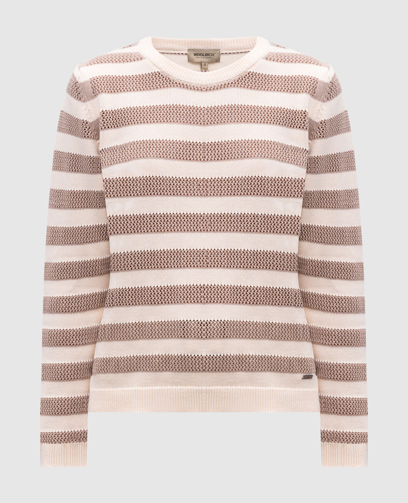 

Beige striped jumper Woolrich