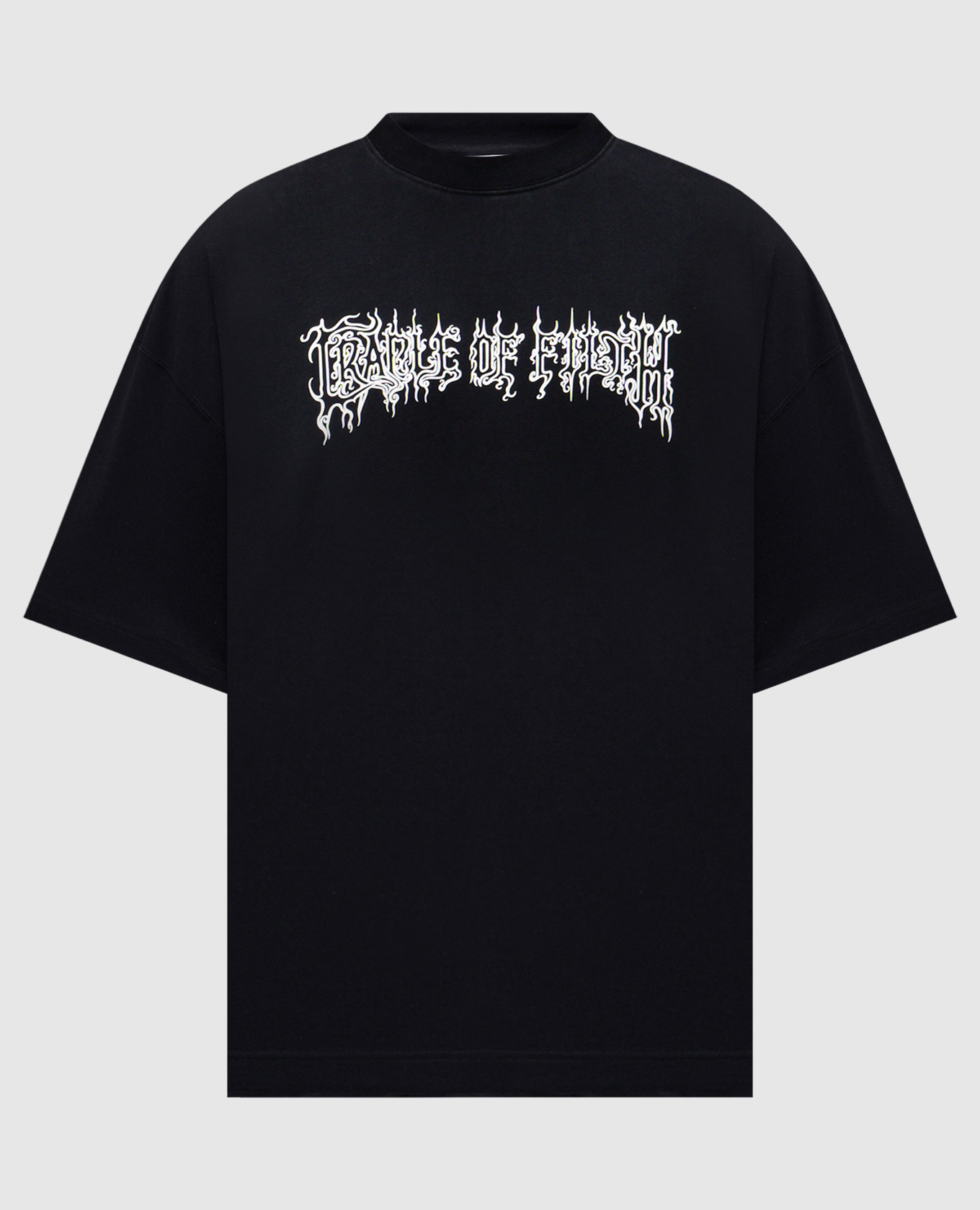 Black T-shirt with contrast print Vetements