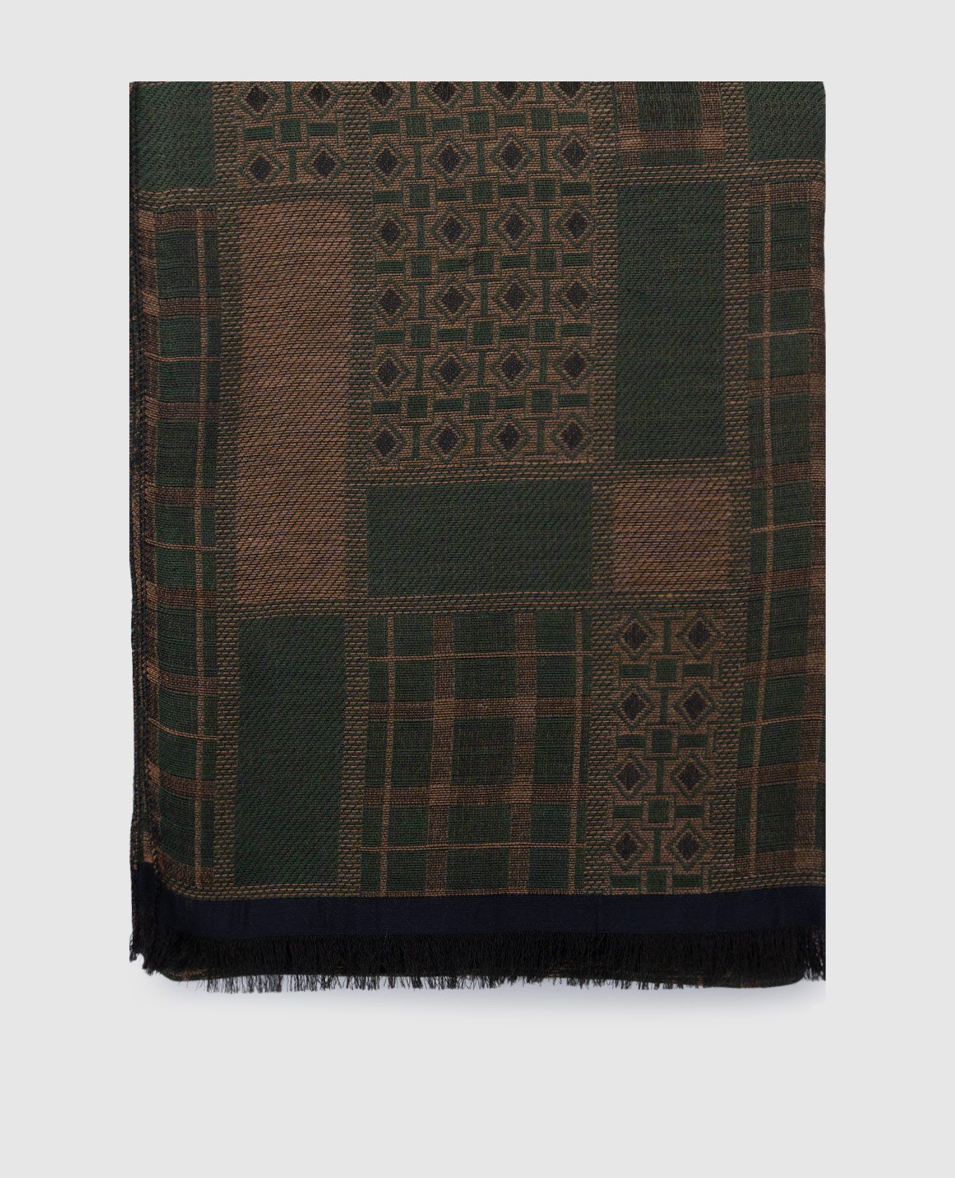 

Green scarf in a geometric pattern Florentino