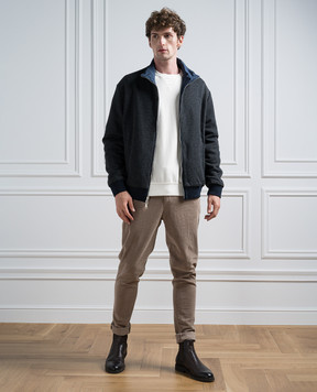 Cashmere&Whiskey Blue two-way jacket GM003SC13404375860
