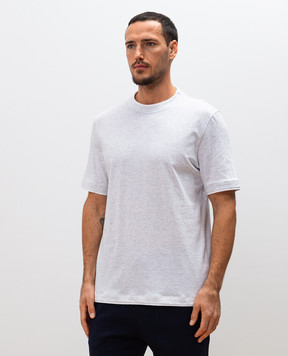 Brunello Cucinelli Gray layered T-shirt M0B137427