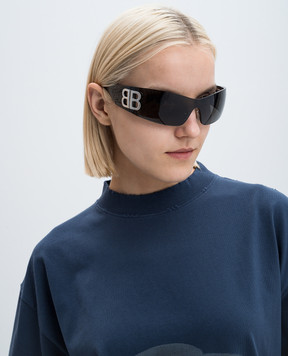 Balenciaga Black sunglasses BOSSY MASK 794333T0003w