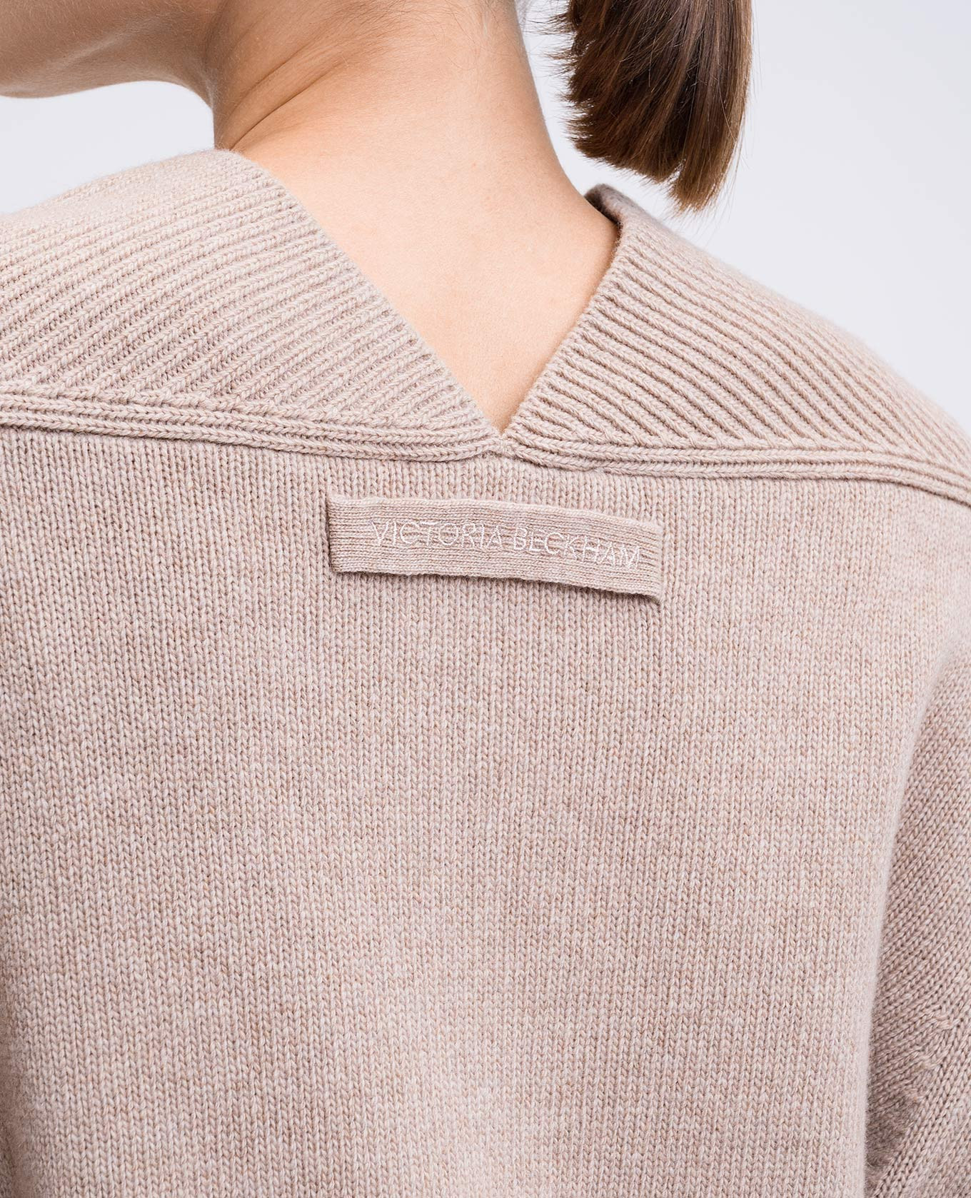 

Beige wool and cashmere pullover Victoria Beckham