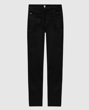 Cashmere&Whiskey RAVELLO black jeans with logo patch 1820NEROC871