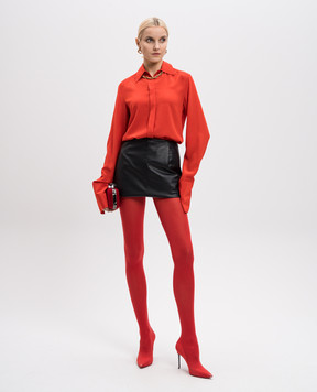 Max Mara Sportmax Red GEMONA silk blouse GEMONA