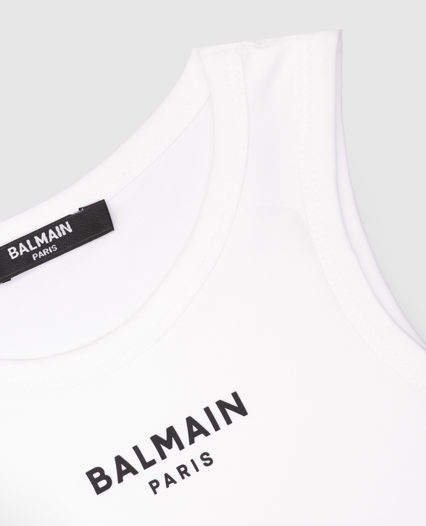 

Children's white top with logo print Balmain