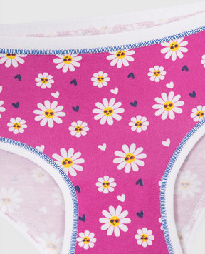 RiminiVeste Children's pink Jadea panties in a floral print 120