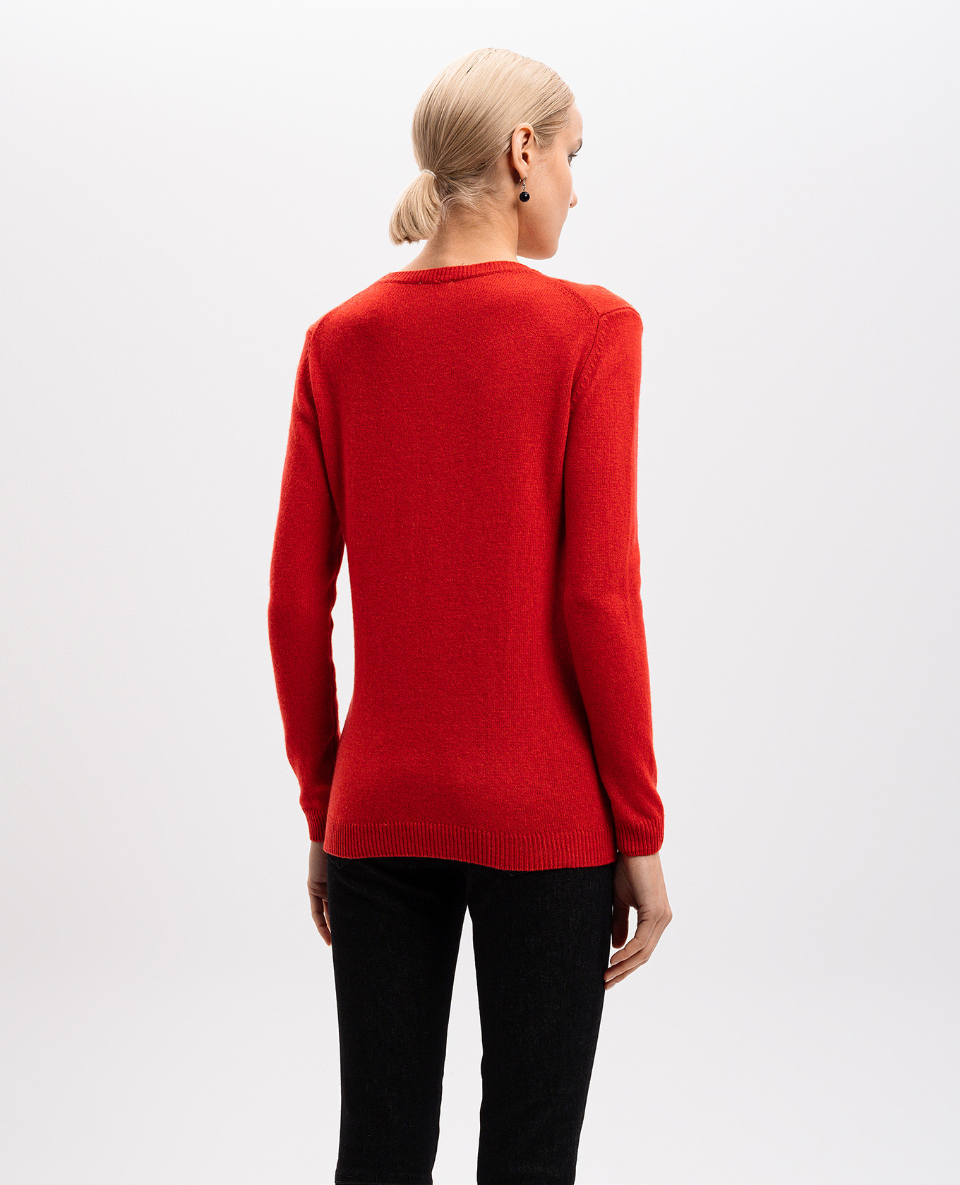 

Red cashmere jumper Malo