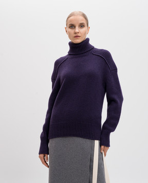 Babe Pay Pls Purple cashmere sweater MD9871303341R