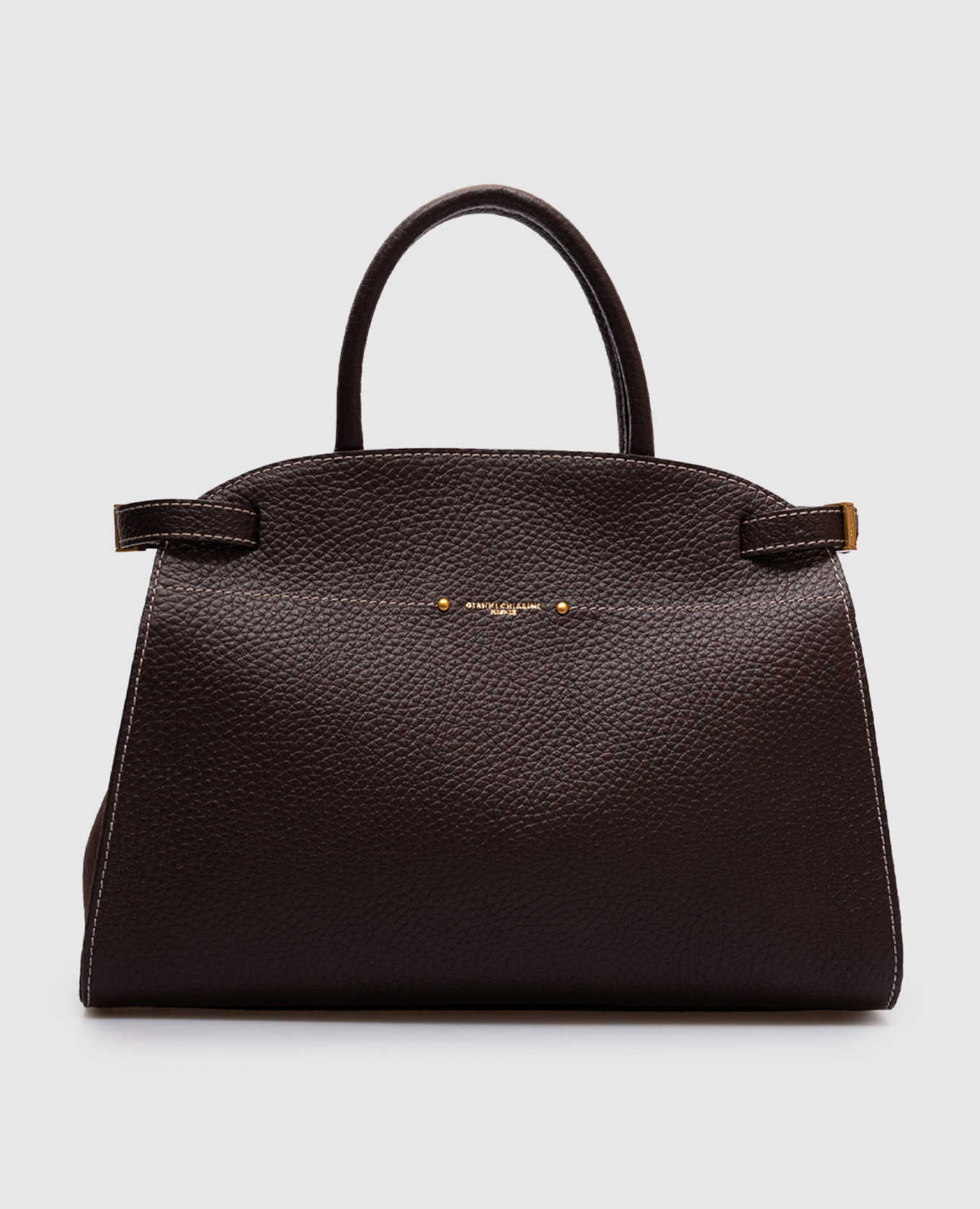 

Farah brown leather tote bag Gianni Chiarini