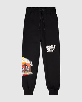 Sprayground Vandals Squad Kids' Insulated Black Joggers SPY1348G
