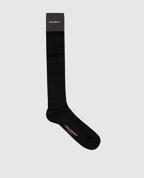 Dolce&Gabbana Black knee-high boots GX04KTJFMNB