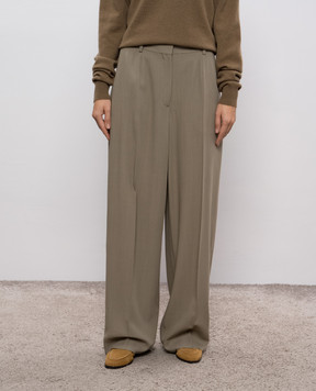 Toteme Beige wool pants 254WRB0303FB0475