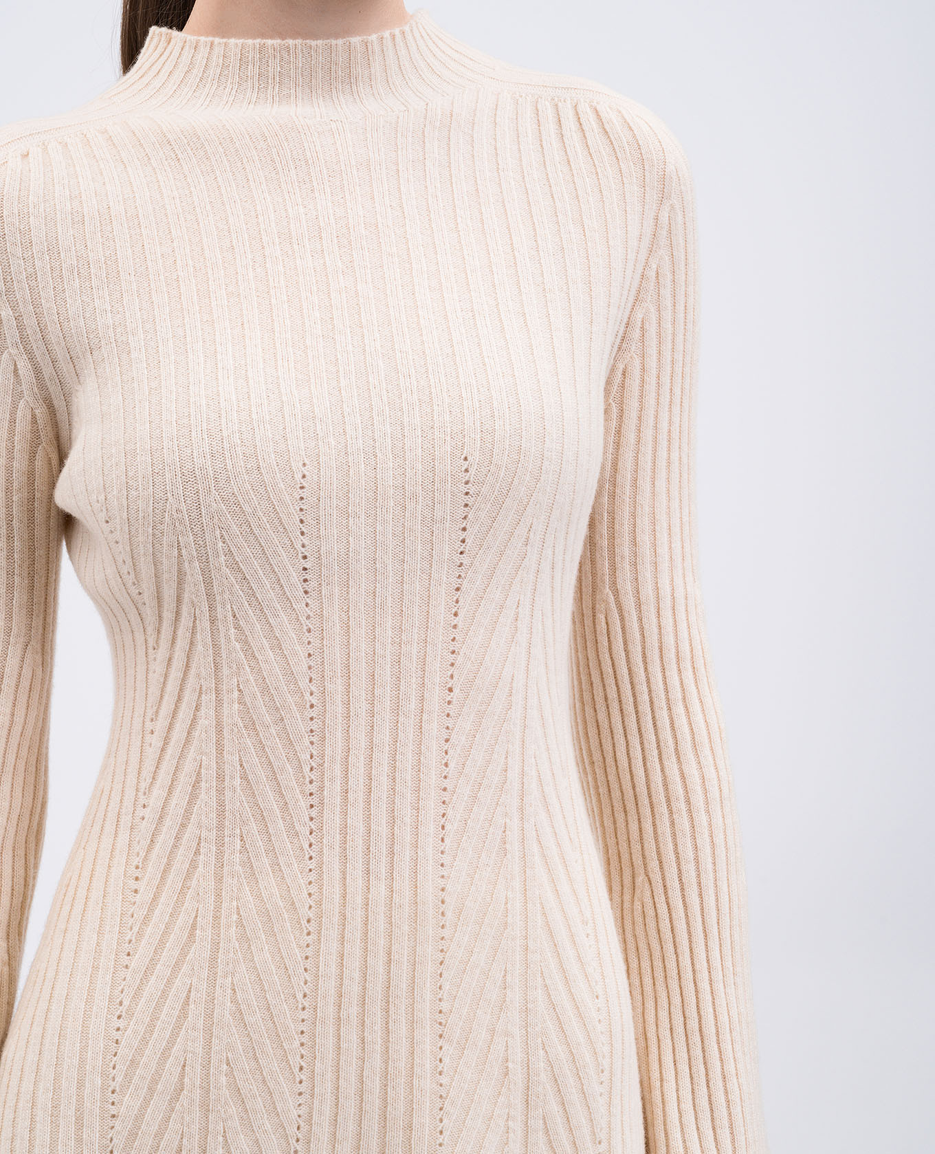 Beige wool and cashmere jumper Twinset 5