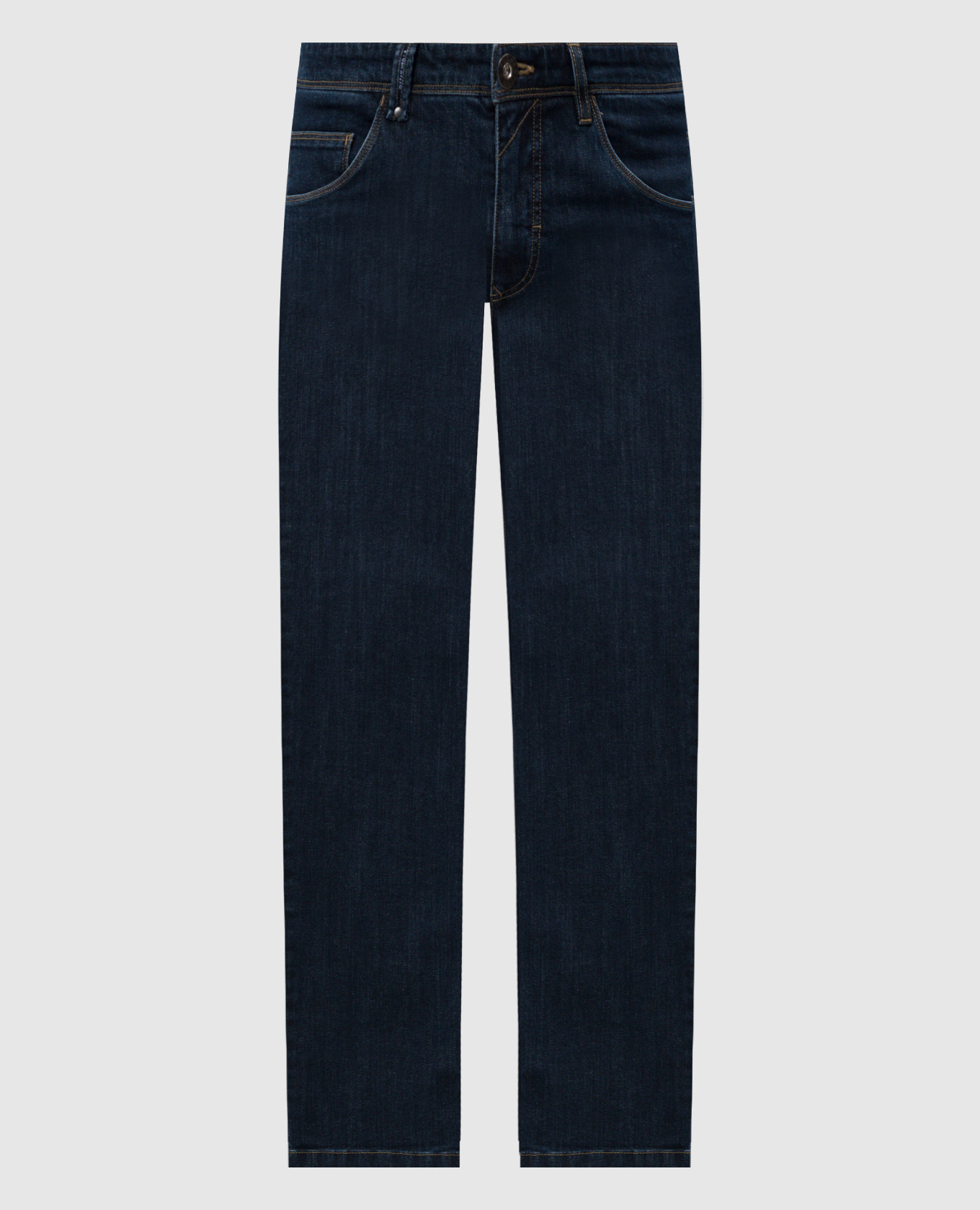 

Blue jeans with logo patch Florentino