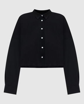 PROENZA SCHOULER Black cropped shirt with wool R2544007AY213