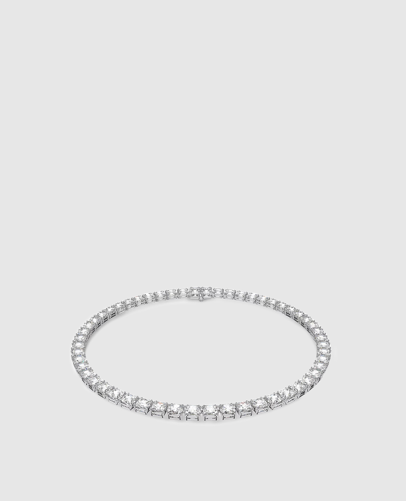

Matrix Tennis Silver Necklace with Crystals Swarovski