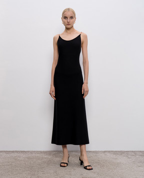 Gabriela Hearst Adeona black silk dress 2259818A115