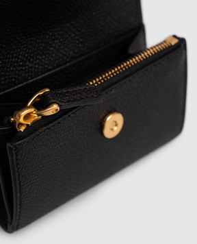 Valentino Black leather wallet with logo 7W2P0AS7SNP