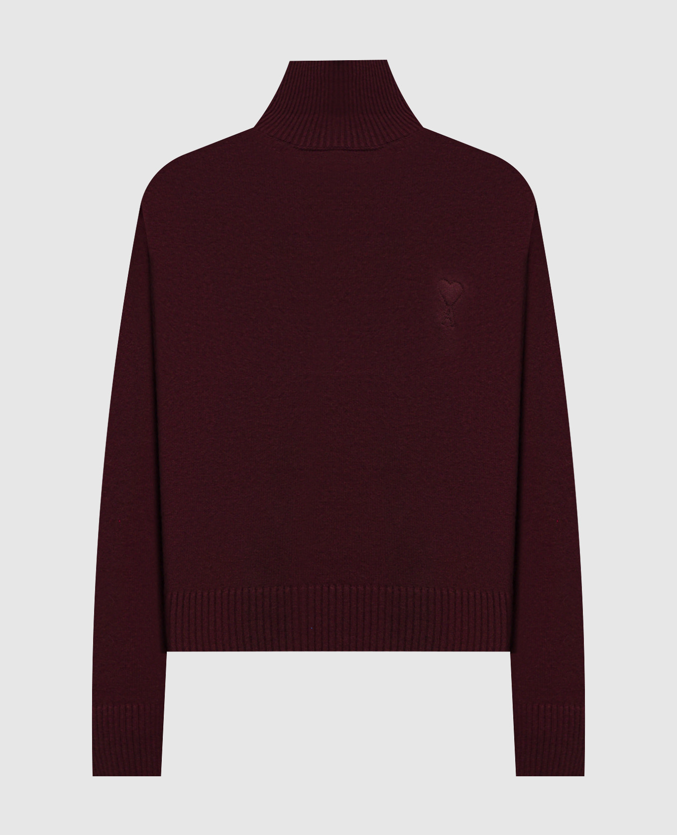 Burgundy wool and cashmere sweater Ami Paris