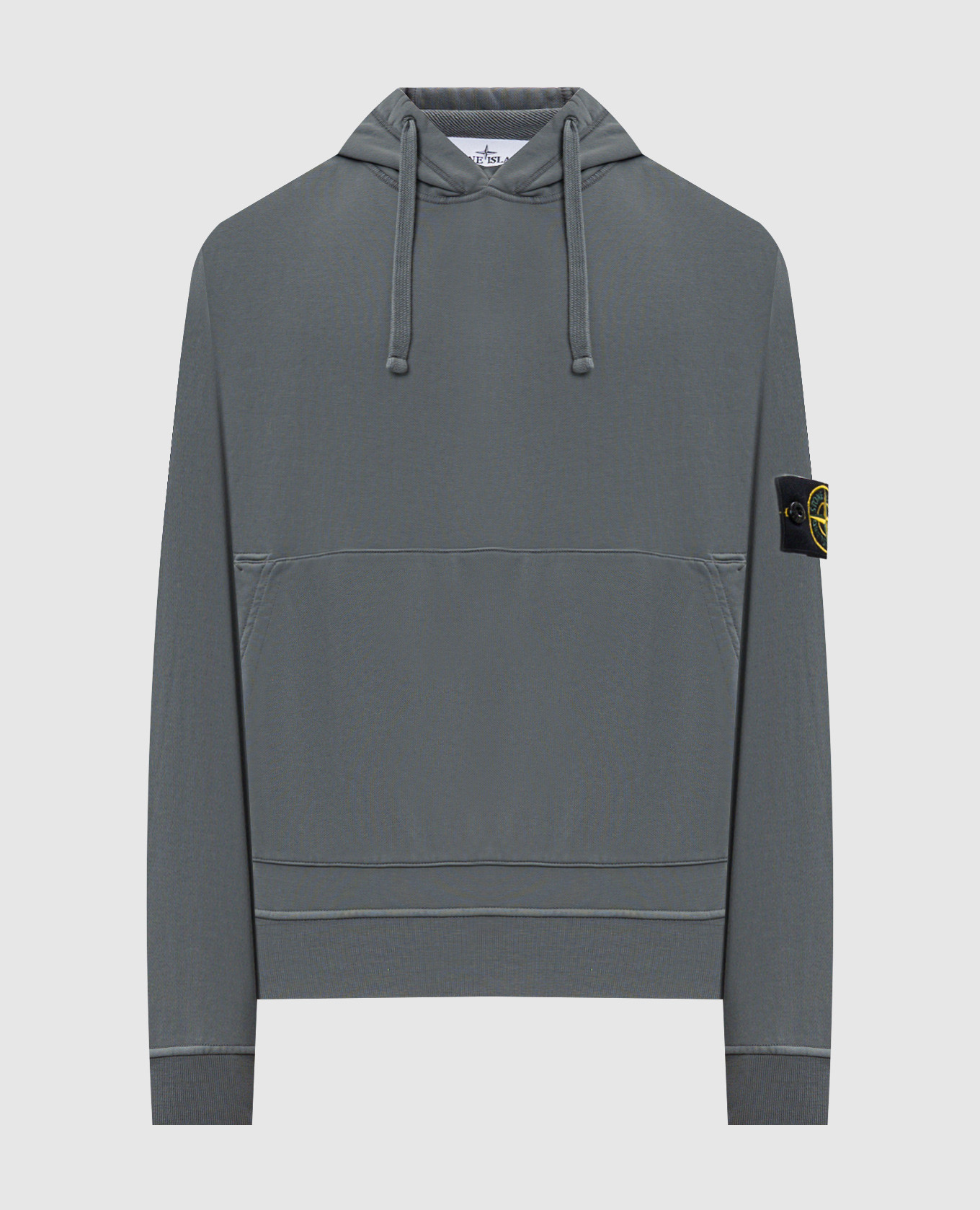 

Grey hoodie with logo patch Stone Island