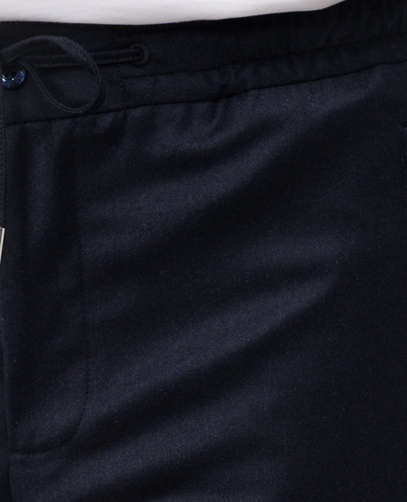 Blue cashmere and wool pants Bertolo Cashmere 5