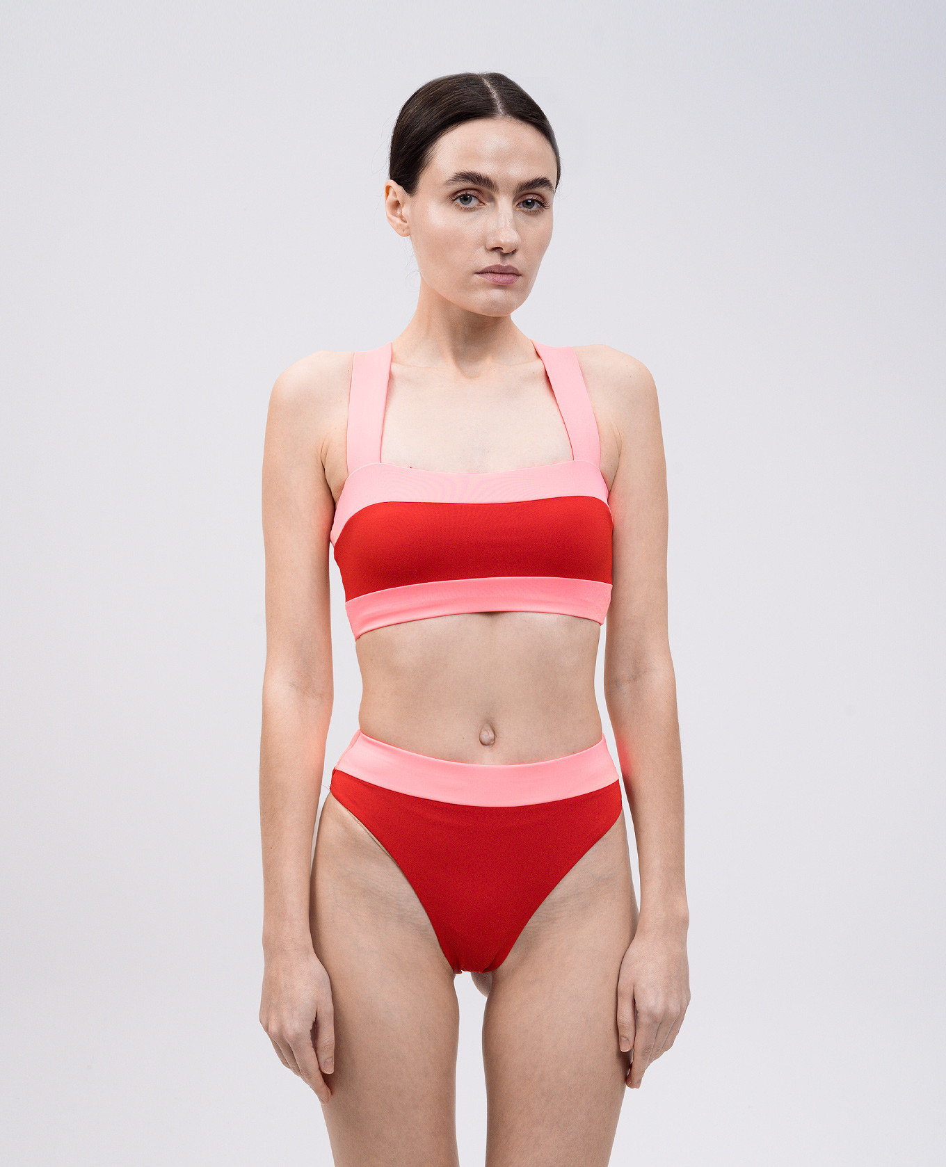 Red Plonge swimsuit bodice Goldbergh 3