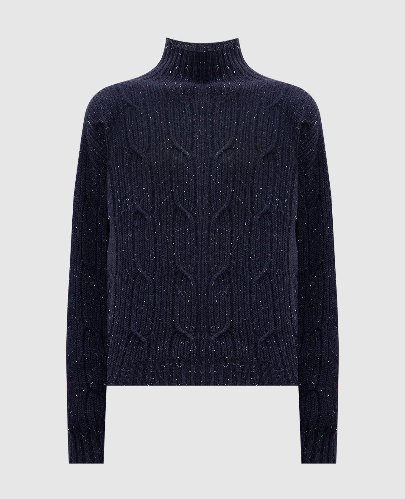 Blue sweater with wool, silk and cashmere peserico