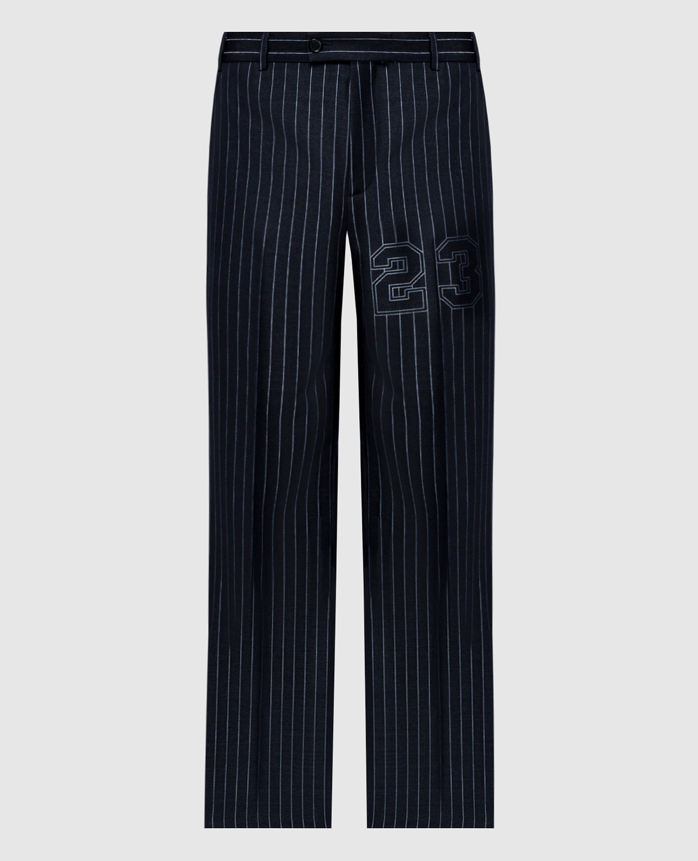 

Black pants with striped wool Off-White