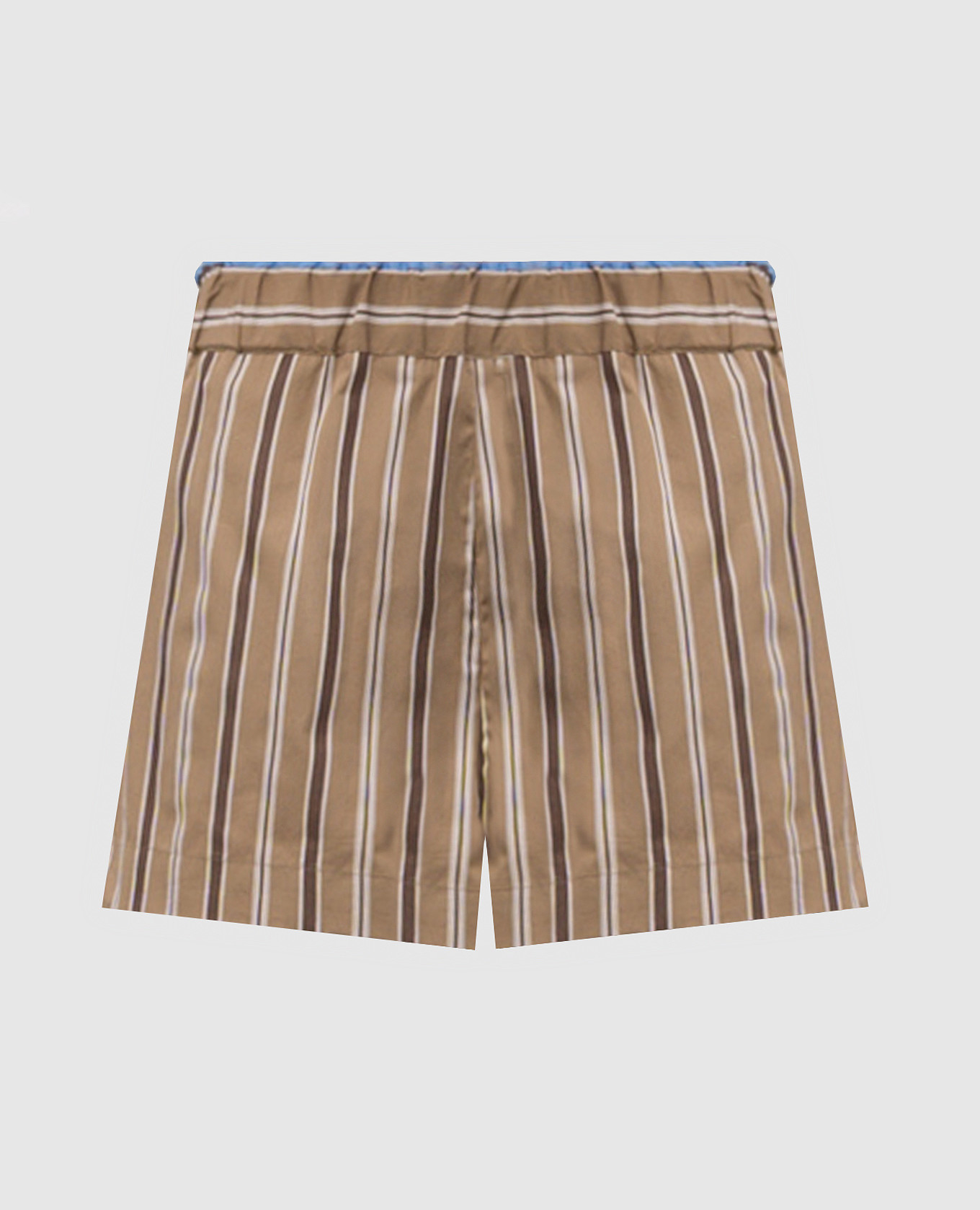 

BERGER brown striped shorts Max & Co