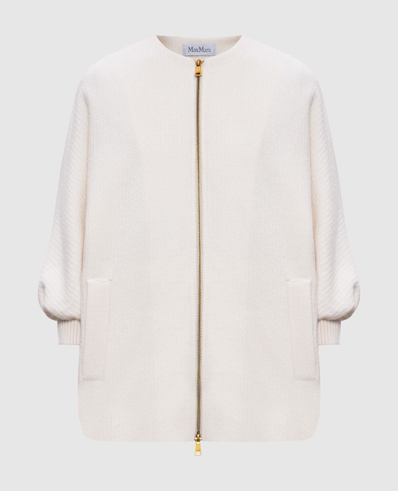 CIRINO white wool and cashmere jacket Max Mara
