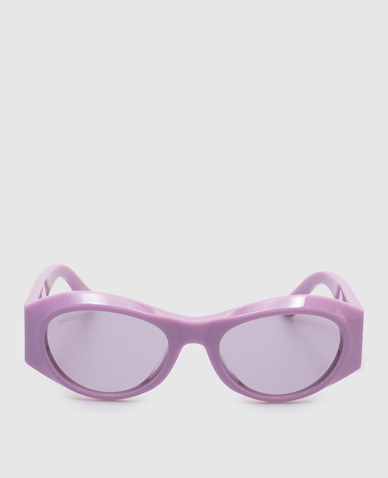 Purple sunglasses with crystals Balenciaga