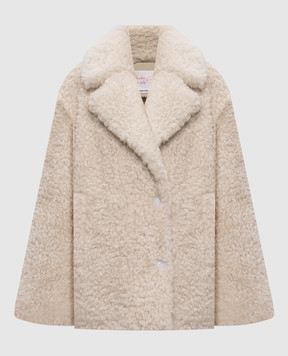 Babe Pay Pls White sheepskin coat 2310PERLA