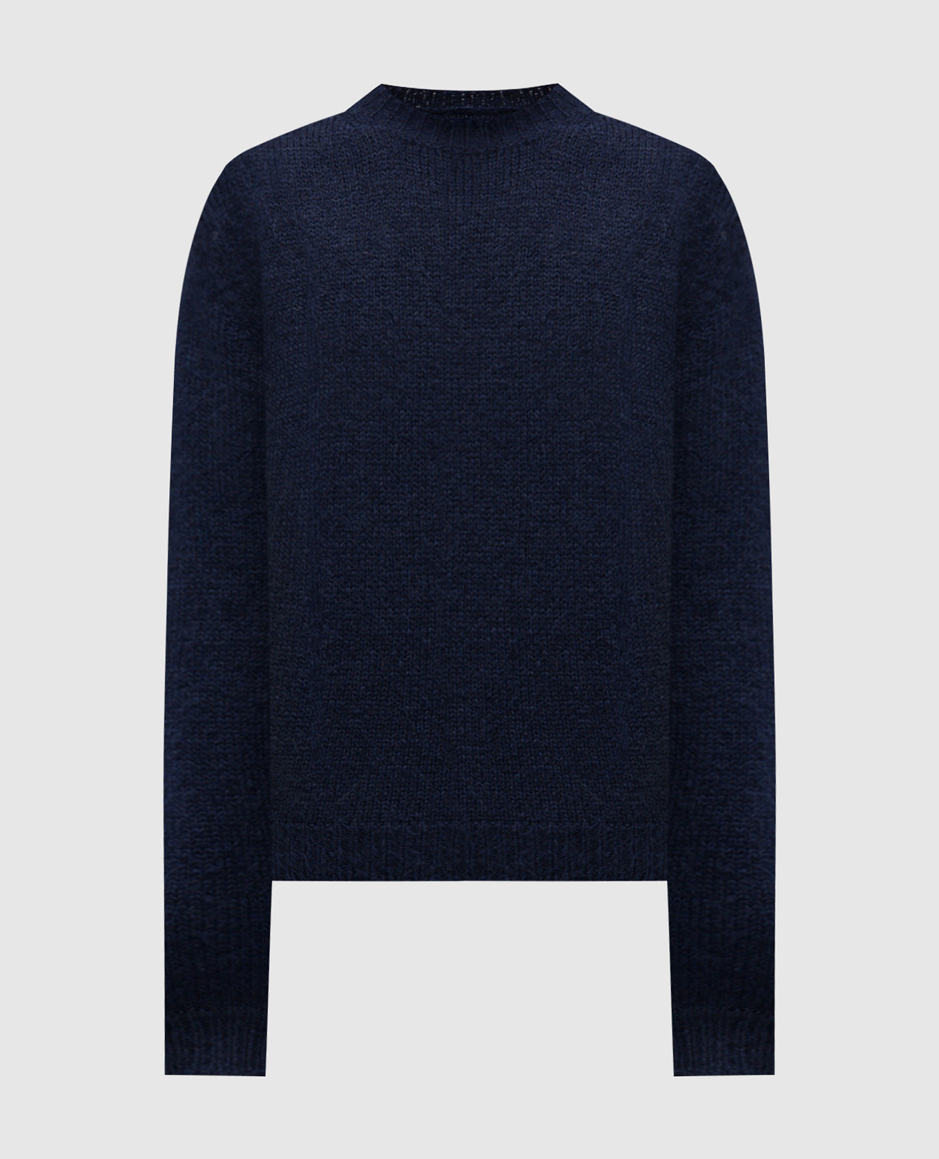 Blue alpaca wool sweater Jil Sander
