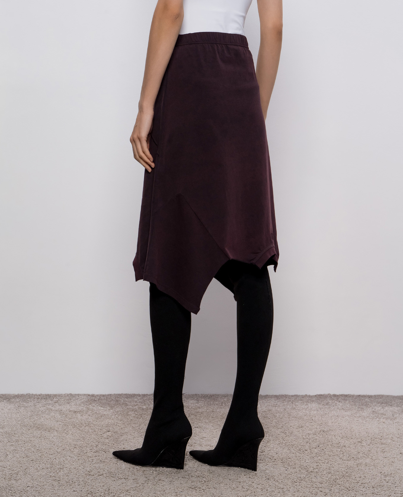 Purple midi skirt with Vetements 4