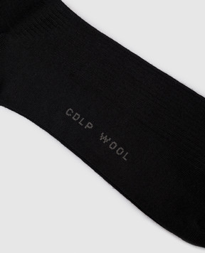 CDLP Set of black wool socks MSO006112303